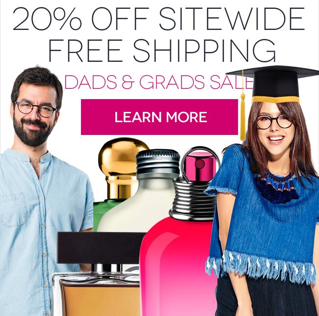 20% 0ff Sitewide free shipping dads & grads Sale