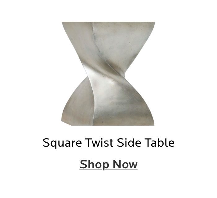 Square Twist Side Table