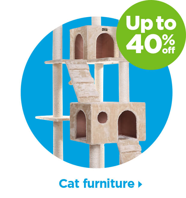 Up to 40% off. Cat furniture.