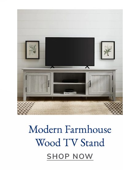 70' Modern Farmhouse Wood TV Stand | SHOP NOW