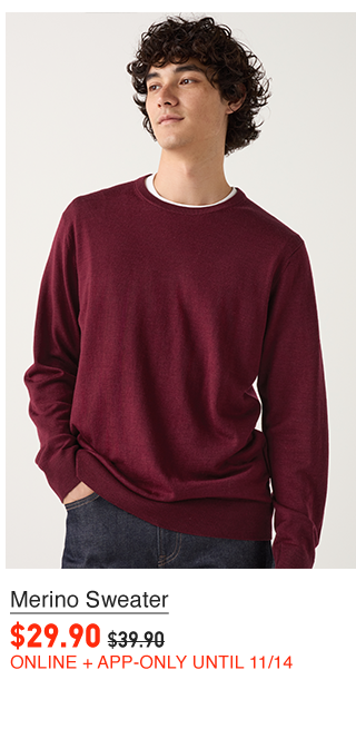 PDP6 - MEN MERINO SWEATER