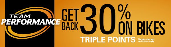 Team Performance Triple Points Banner Team Performance Triple Points Banner