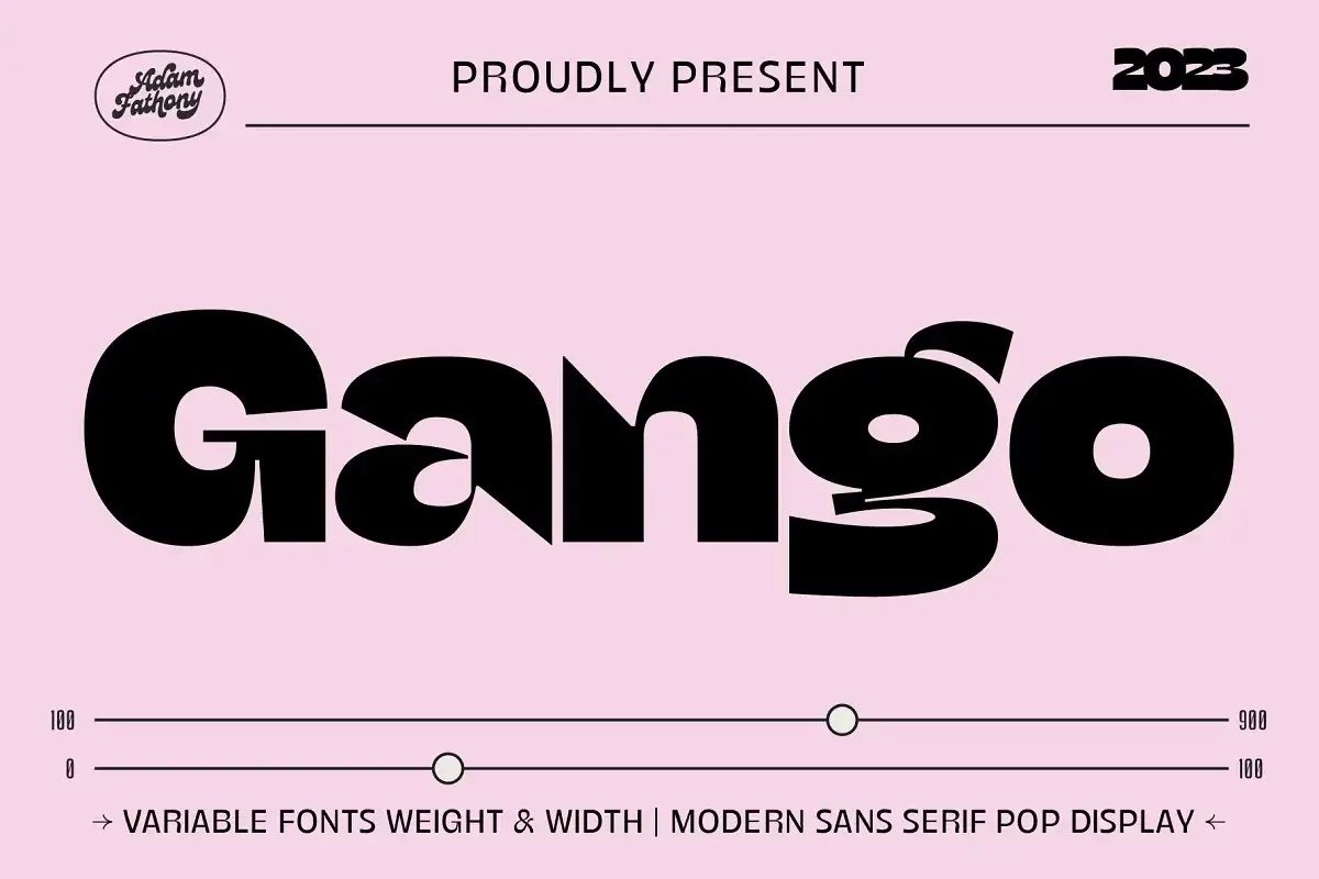 Gango - Variable Fonts