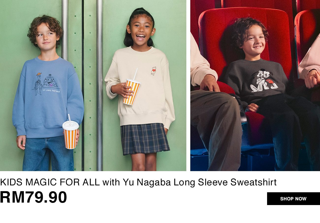 KIDS MAGIC FOR ALL with Yu Nagaba Long Sleeve Sweatshirt