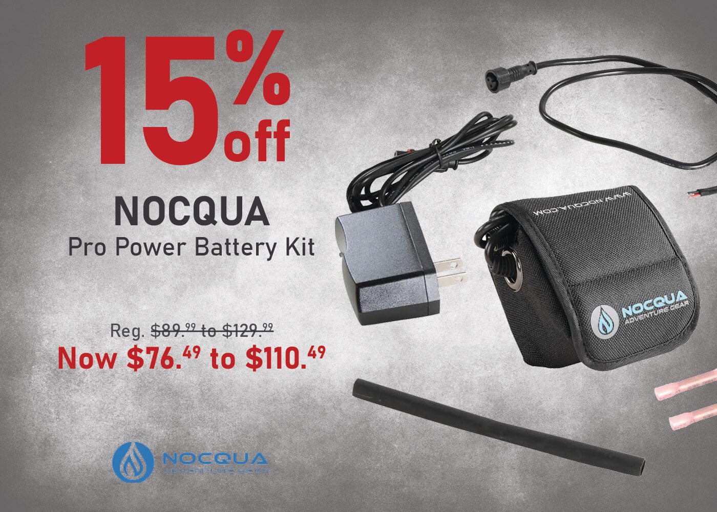 Take 15% off the NOCQUA Pro Power Battery Kit