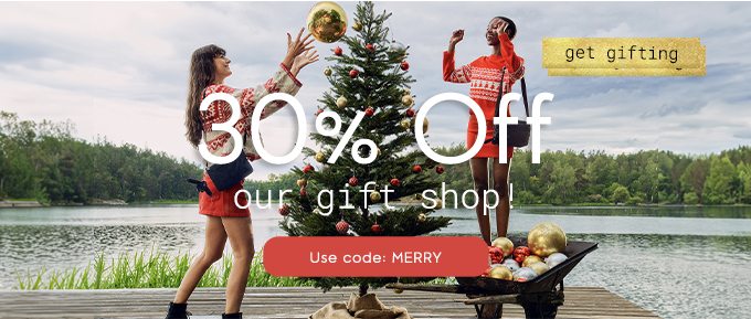 30% Off our gift shop! Use code: Merry