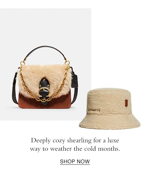 Deeply cozy shearling for a luxe way to weather the cold months. SHOP NOW