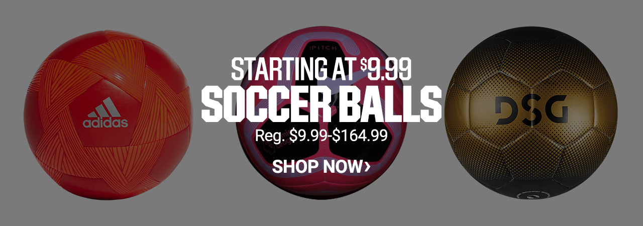 Soccer Balls starting at $9.99. Shop Now