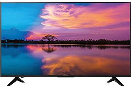 Sharp LC-55Q7030U 55 4K (2160p) HDR Smart LED-backlit HDTV w/ 3x HDMI Inputs