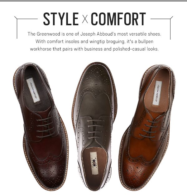 STYLE x COMFORT | TODAY ONLY | 30% Off All Joseph Abboud & Belvedere Shoes - SHOP NOW