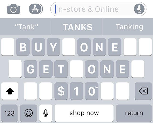 Buy One Tank Get One $10