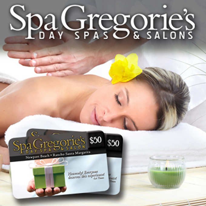 Spa Gregorie's Two $50 eGift Cards