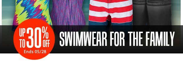 Super Savings | Up to 30% off Swimwear | Ends Monday, May 28, 2018