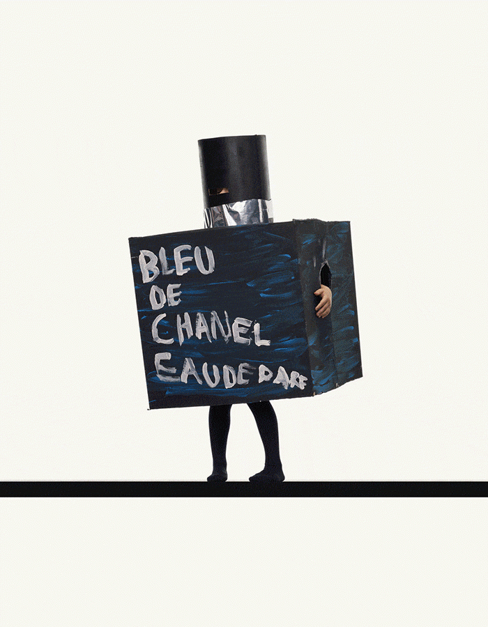 Animating GIF featuring an assortment of Fragrance and Beauty products from the CHANEL Father's Day campaign