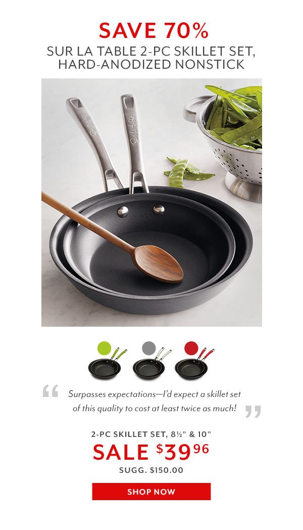 Sur La Table 2-PC Skillet Set