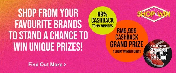 Shop From Your Favourite Brands To Stand A Chance To Win Unique Prizes!