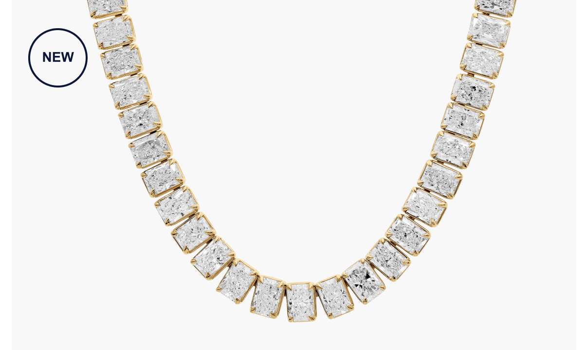 Save on lab grown diamond necklaces.