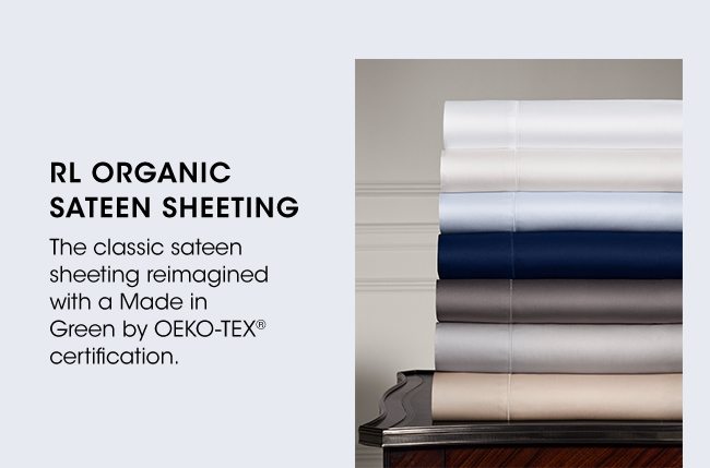 RL ORGANIC SATEEN SHEEETING