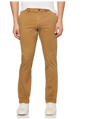 P55 SLIM FIT BEDFORD CORD CHINO (DIJON)