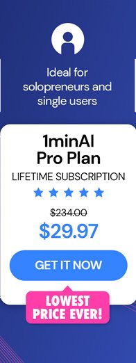 1minAI: Lifetime Subscription