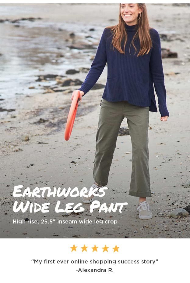 Earthworks Wide Leg Pant