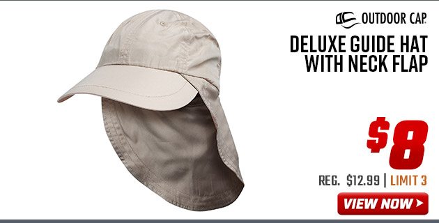 Outdoor Cap Deluxe Guide Hat with Neck Flap
