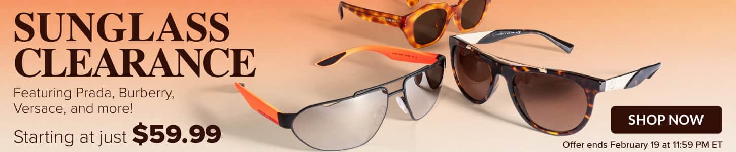SUNGLASS CLEARANCE | Prada, Burberry, Versace & More!