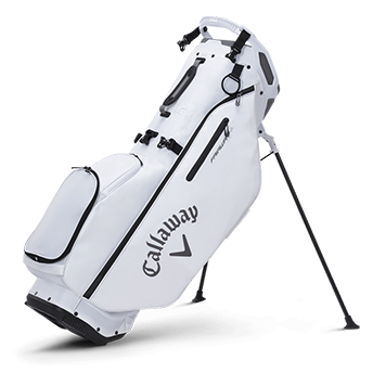 White Fairway+ Double Strap Stand Bag