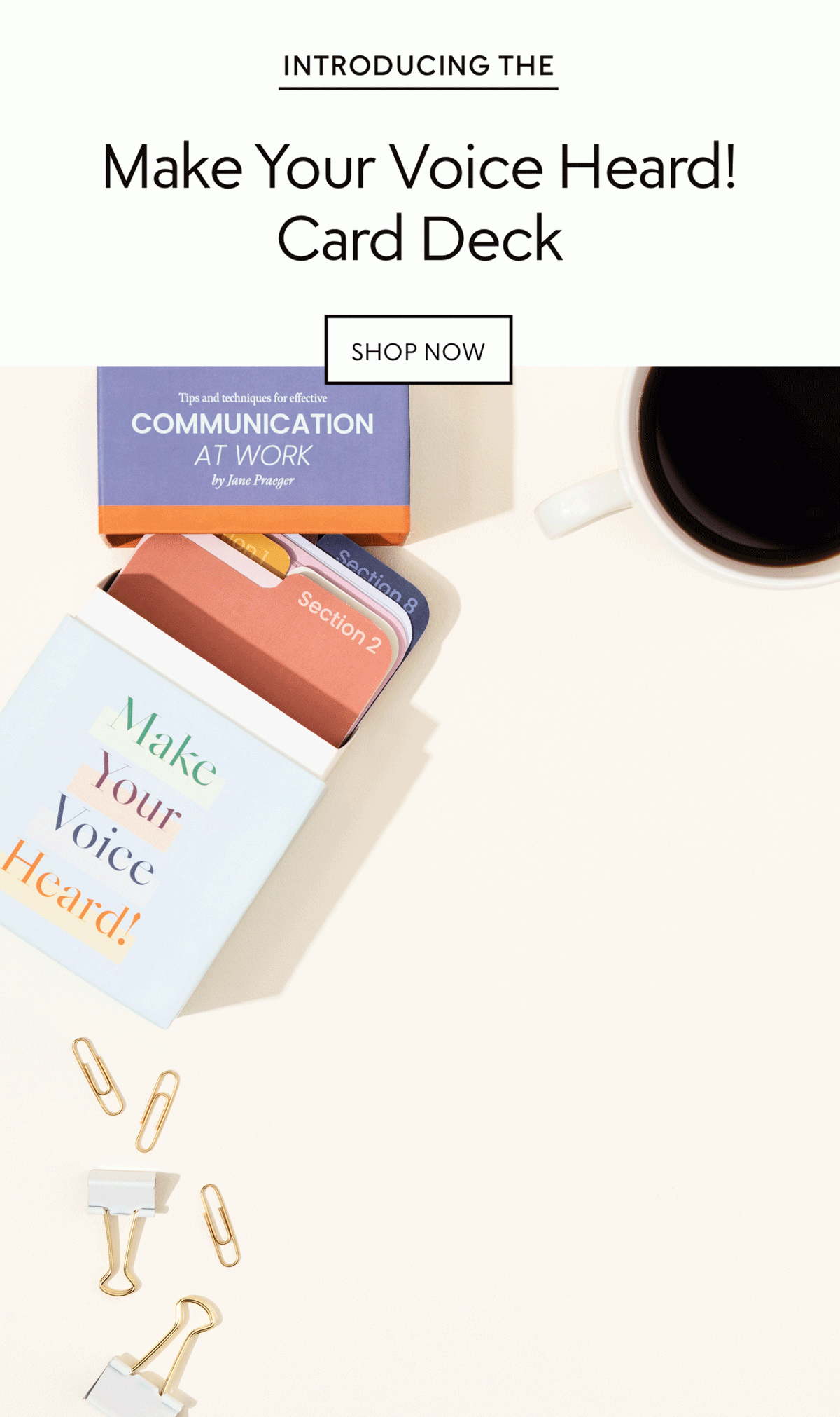 Introducing the Make Your Voice Heard! Card Deck—shop now