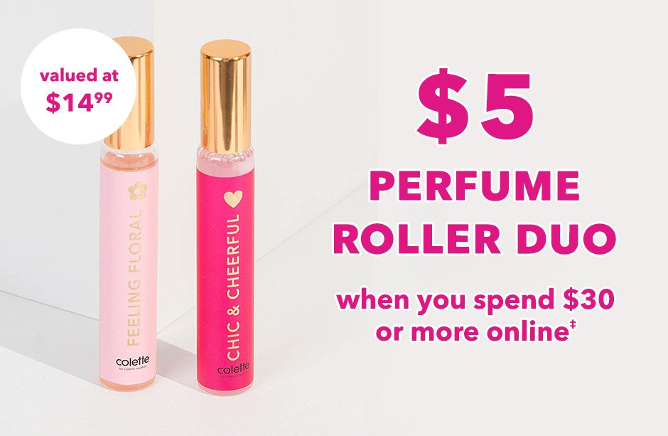 $5 Perfume Rollerball Duo with Purchase!