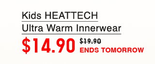 HERO 3 - KIDS HEATTECH ULTRA WARM INNERWEAR