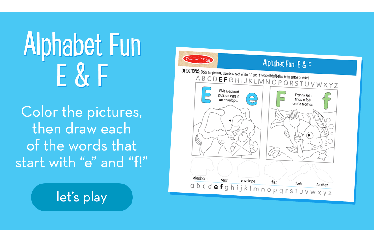 melissa and doug printables