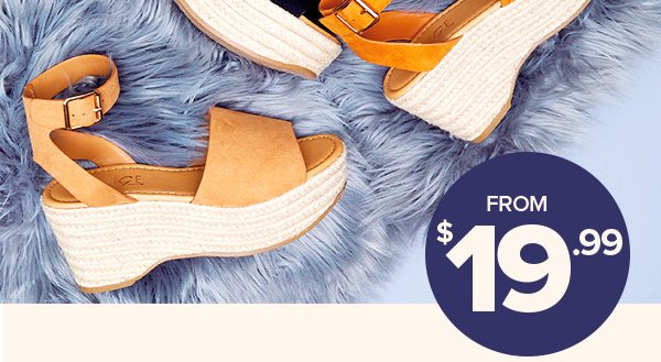 Shop Wedges from $19.99