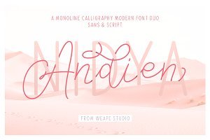 Andien Nidya - Script & Sans