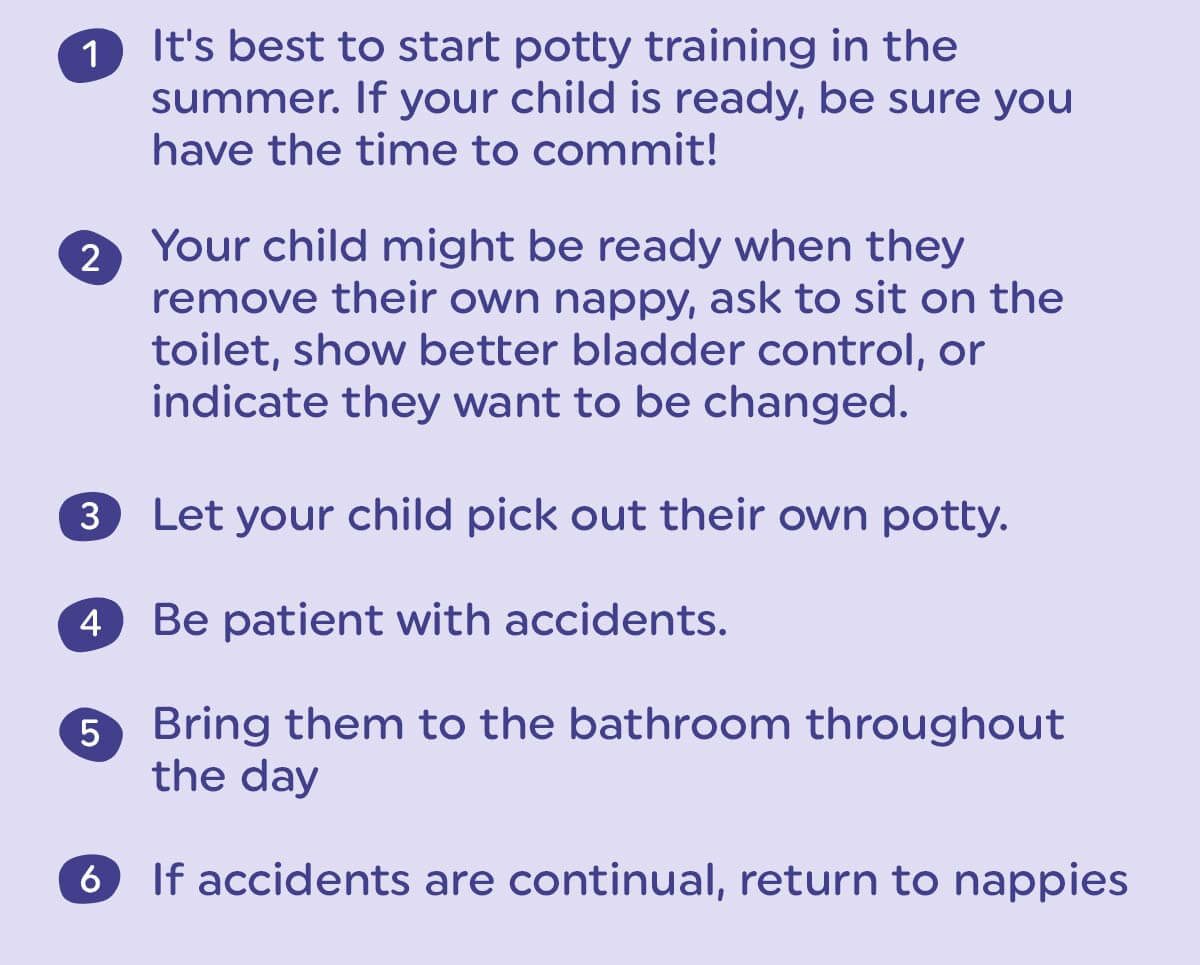 Potty training tips