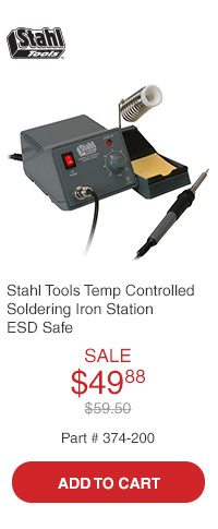 Stahl Tools TCSS Temp Controlled Soldering Iron Station ESD Safe