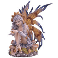 Sitting Fall Fairy Statue