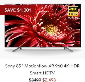 Shop Sony 85 Motionflow XR 960 4K HDR Smart HDTV