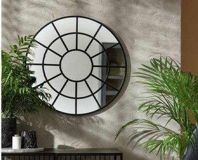 Habitat Windowpane Round Wall Mirror. Shop now