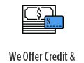 We Offer Credit