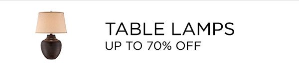 Table Lamps - Up To 70% Off