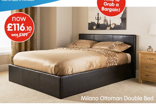 Milano Ottoman Double Bed