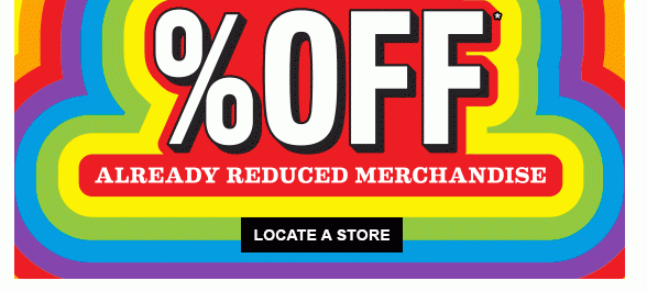 Monster Sale! Extra 60% Off Already Reduced Merchandise