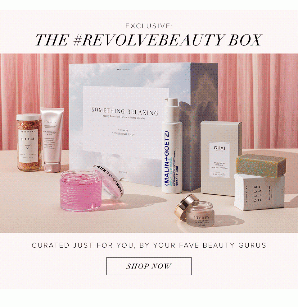 Exclusive: The #REVOLVEBEAUTY Box. Curated just for you, by your fave beauty gurus. Shop now.