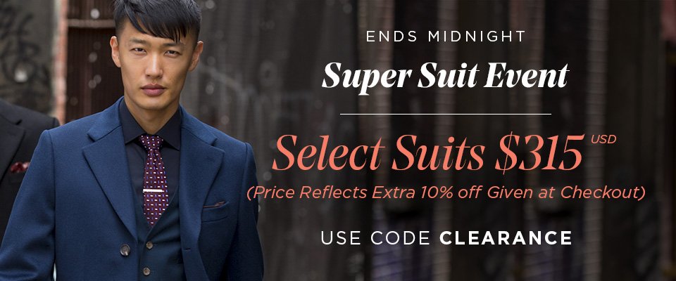 HOWDEN BIRDSEYE NAVY PREMIUM SUIT - ONLY $349 USD - USE CODE CLEARANCE AT CHECKOUT