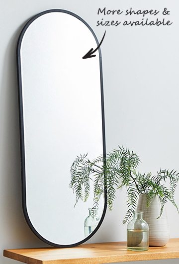 apartment lozenge wall mirror