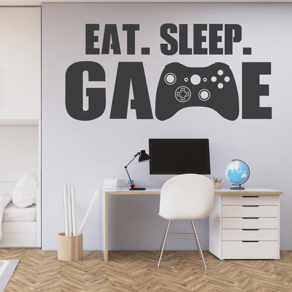 Image of Eat. Sleep. Game Wall Quote