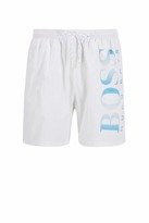 Mens Octopus Quick-Drying Swim Shorts with Gradient Logo