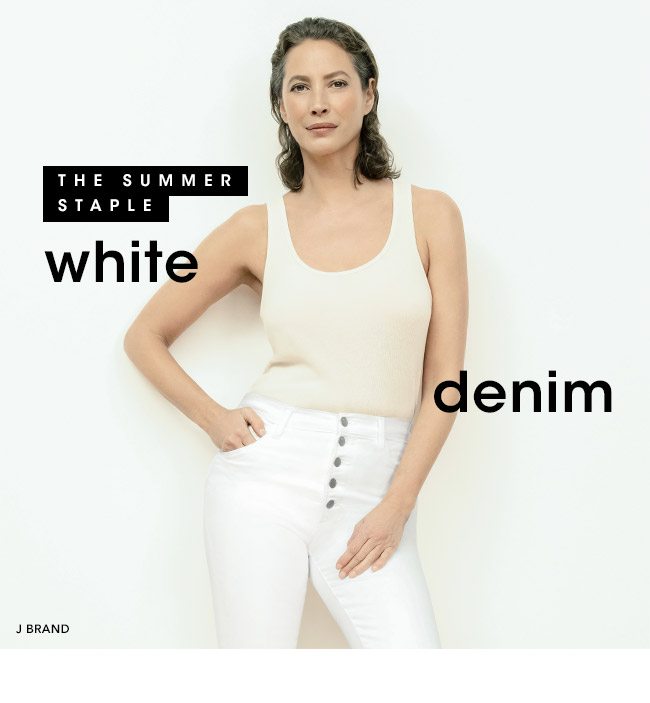 The Summer Staple: White Denim