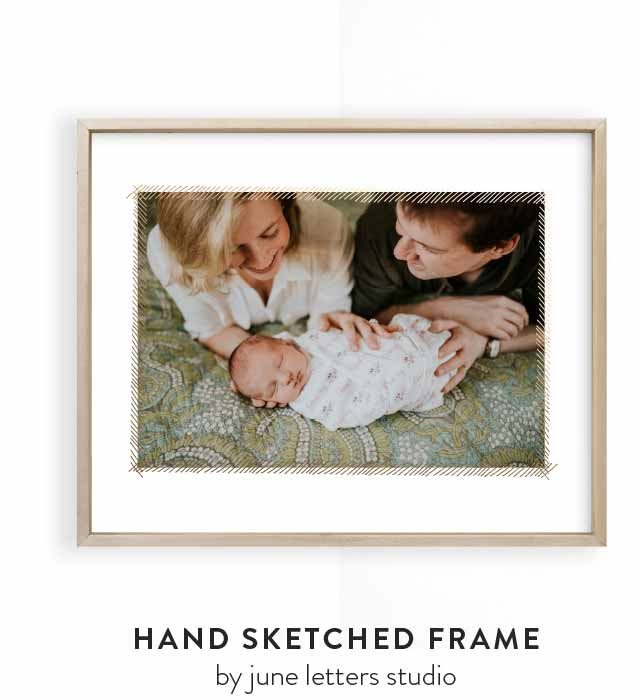 Hand Sketched Frame